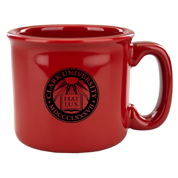 15 Ounce Solid Color Ceramic Campfire Mug - 15 Ounce Solid Color Ceramic Campfire Mug - Image 6 of 8