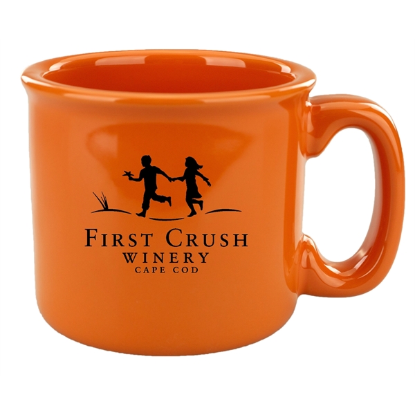 15 Ounce Solid Color Ceramic Campfire Mug - 15 Ounce Solid Color Ceramic Campfire Mug - Image 7 of 8