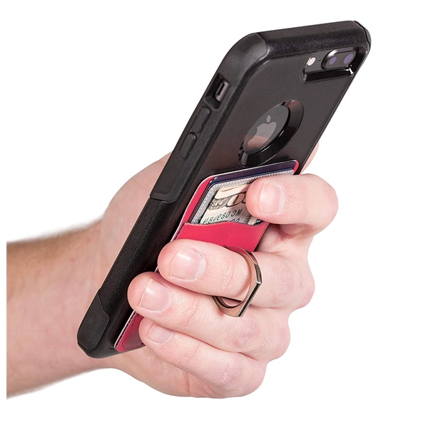 Lincoln 2-in-1 Smartphone Wallet with Metal Ring Stand - Lincoln 2-in-1 Smartphone Wallet with Metal Ring Stand - Image 1 of 4