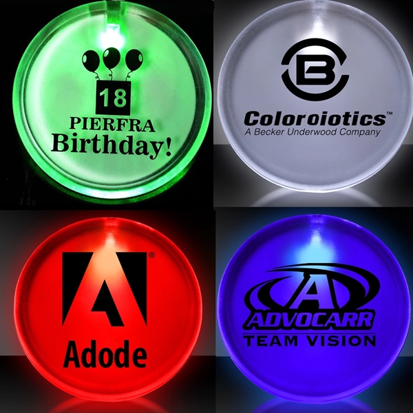 Flashing LED Pin Badge - Flashing LED Pin Badge - Image 0 of 1