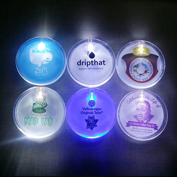 Flashing LED Pin Badge - Flashing LED Pin Badge - Image 1 of 1