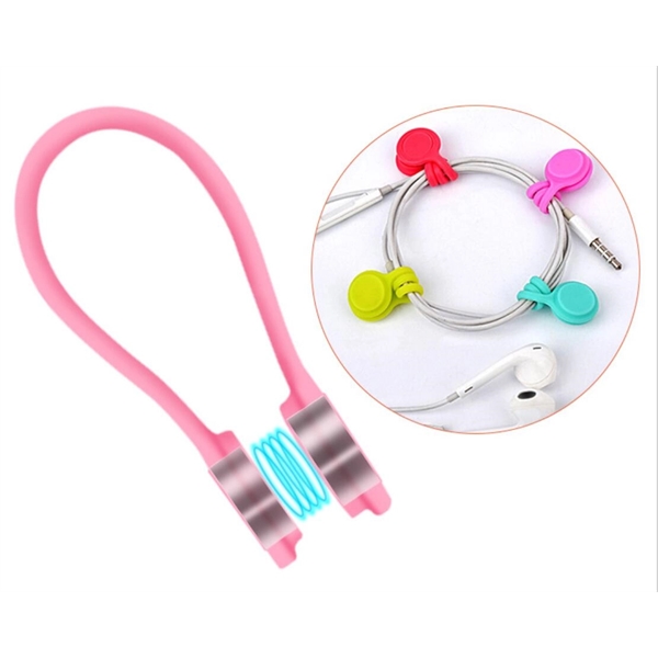 Magnetic Cable Clips Earbuds Cords Winder Bookmark Clips - Magnetic Cable Clips Earbuds Cords Winder Bookmark Clips - Image 1 of 1