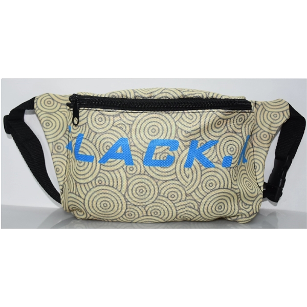 Fanny Pack Waist Bag w/ Full Color Sublimation 13.4"X6"X3.7" - Fanny Pack Waist Bag w/ Full Color Sublimation 13.4"X6"X3.7" - Image 5 of 8