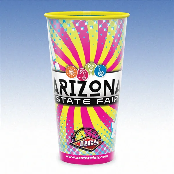 32 oz-Reusable Clear Plastic Cups
