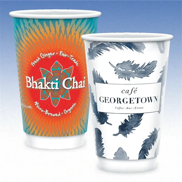 16 oz-Vx2® Matte Double Wall Insulated Paper Cups