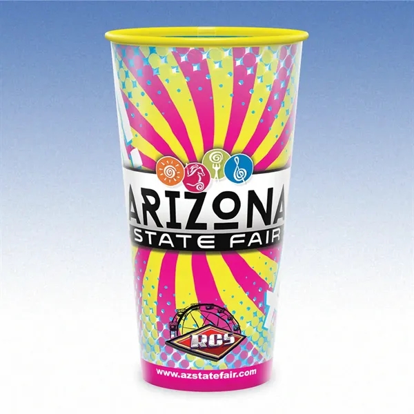 32 oz-Reusable Clear Plastic Cups