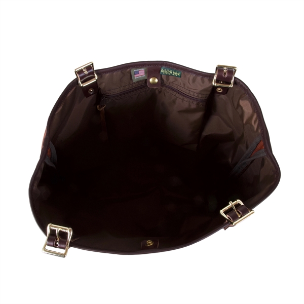 DULUTH PACK BISON LEATHER MARKET TOTE - DULUTH PACK BISON LEATHER MARKET TOTE - Image 3 of 15