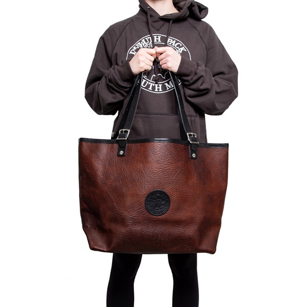 DULUTH PACK BISON LEATHER MARKET TOTE - DULUTH PACK BISON LEATHER MARKET TOTE - Image 5 of 15