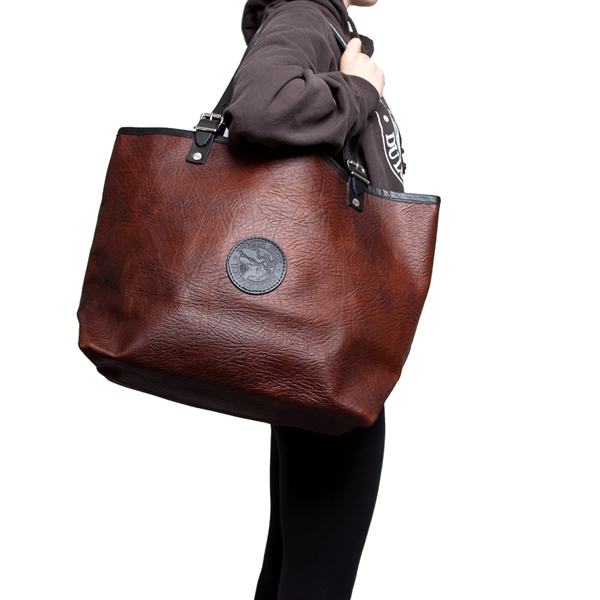 DULUTH PACK BISON LEATHER MARKET TOTE - DULUTH PACK BISON LEATHER MARKET TOTE - Image 6 of 15