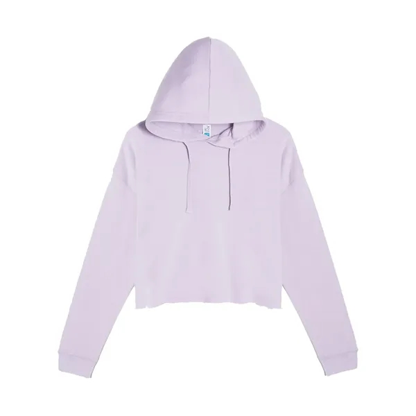 Women's Cropped Fleece Hooded Sweatshirt