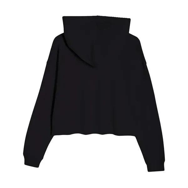 Custom Women's Cropped Fleece Hooded Sweatshirt