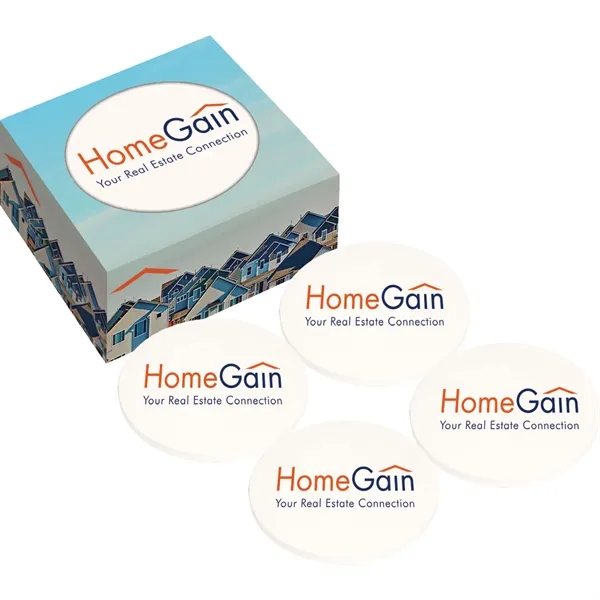 Ceramic Coaster with Full Color Box - 4 Piece Set