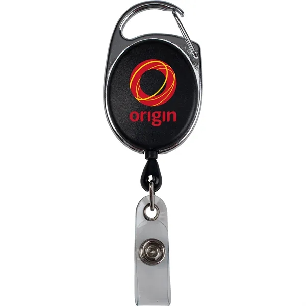 Carabiner Style Retractable Badge Holder