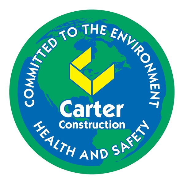 Round White Vinyl Hard Hat Decal (2 1/2" Diameter)