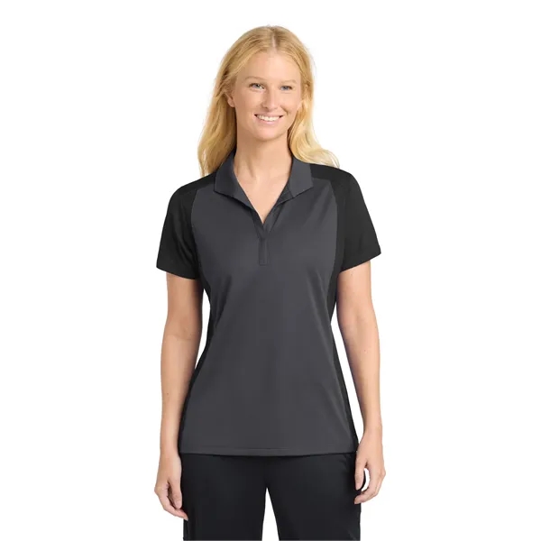 Sport-Tek Women's Colorblock Micropique Sport-Wick Polo.