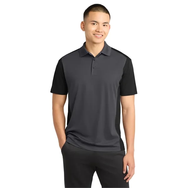 Sport-Tek Colorblock Micropique Sport-Wick Polo.
