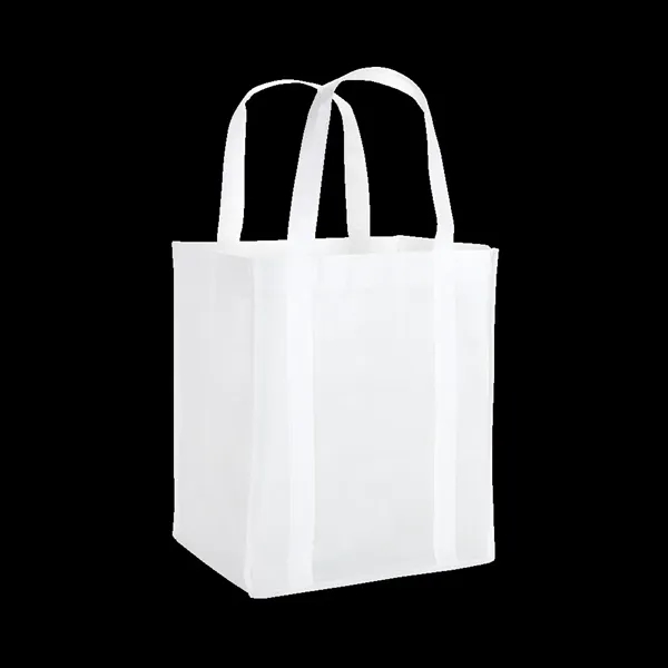 Custom Vespera Recycled Non-Woven Tote w Bottom Insert