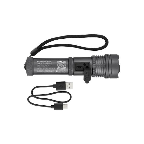 Ozzy Rechargeable Recycled Aluminum Flashlight