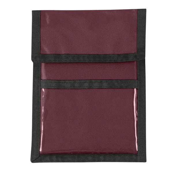 rPET Neck Wallet Badge Holder