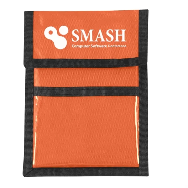rPET Neck Wallet Badge Holder