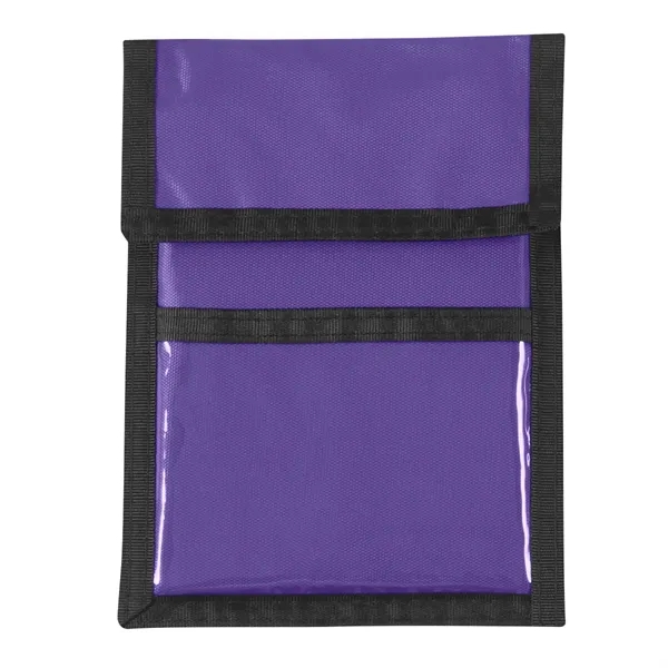 rPET Neck Wallet Badge Holder