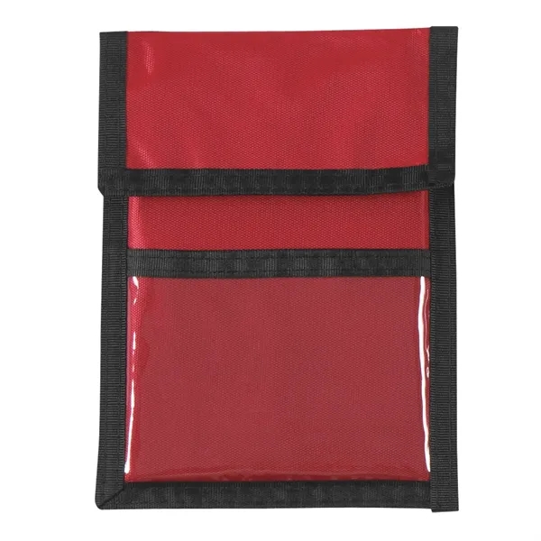 rPET Neck Wallet Badge Holder