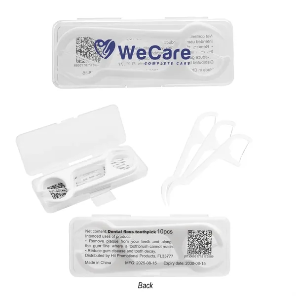 10 Pc. Dental Flosser Pick Kit