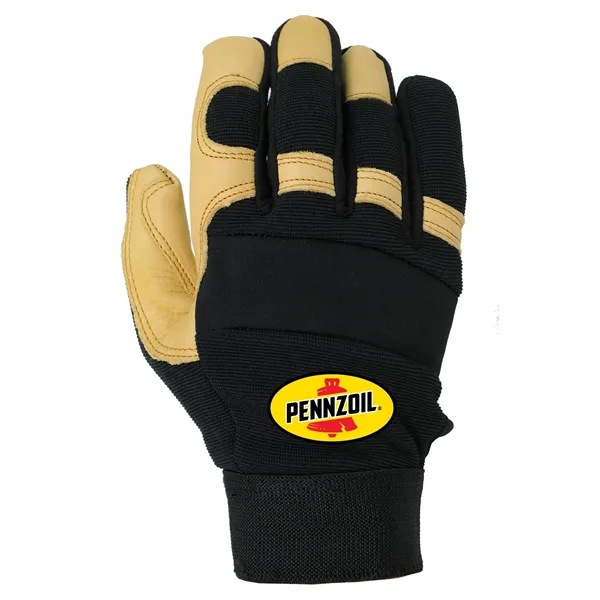 Custom Premium Cowhide Leather Mechanics Gloves