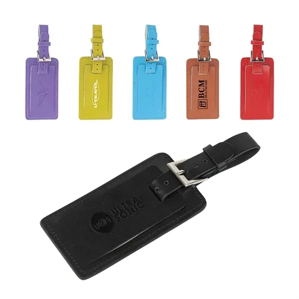Fragolino Leather Luggage Spotter Tag