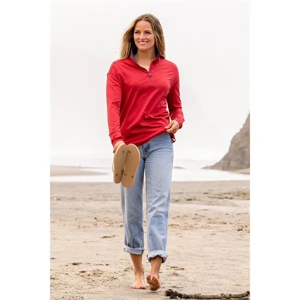 Cutter & Buck Forge Recycled Four-Way Stretch Womens Quar...