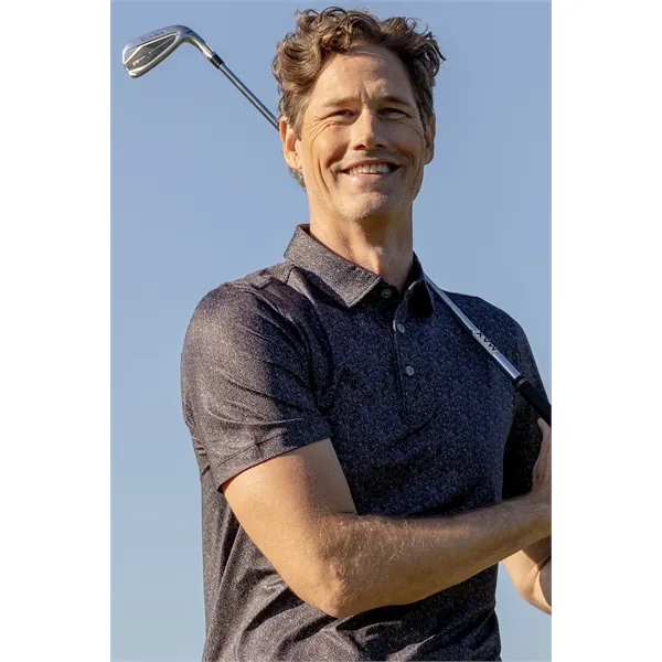 Cutter & Buck Pike Recycled Fern Print Mens Polo