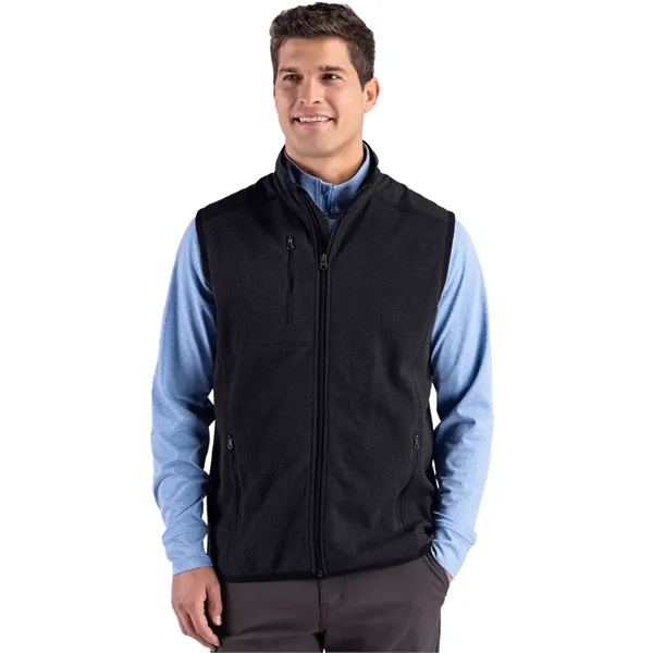 Cutter & Buck Hunts Point Recycled Fleece Mens Hybrid Ful...