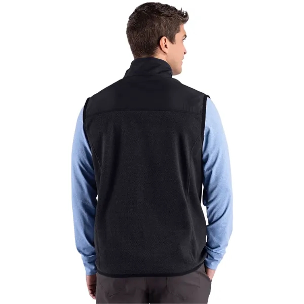 Cutter & Buck Hunts Point Recycled Fleece Mens Hybrid Ful...