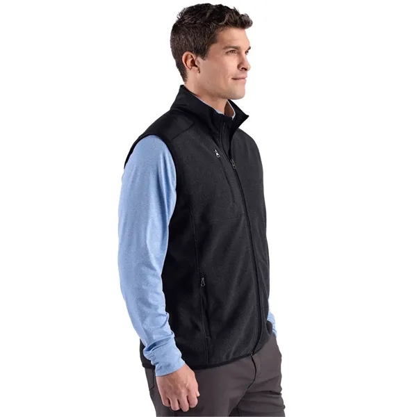 Cutter & Buck Hunts Point Recycled Fleece Mens Hybrid Ful...