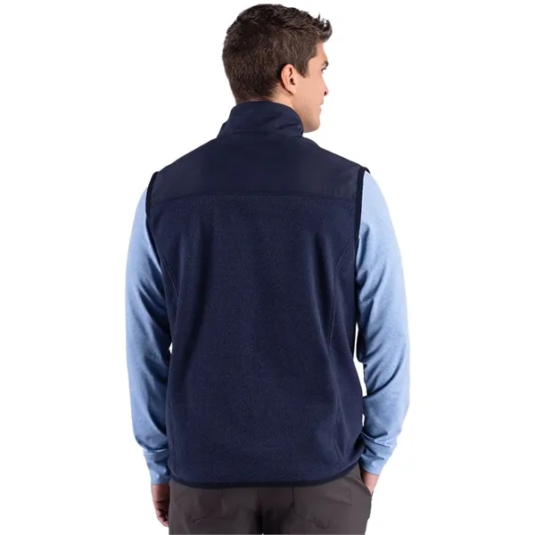 Cutter & Buck Hunts Point Recycled Fleece Mens Hybrid Ful...