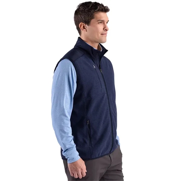 Cutter & Buck Hunts Point Recycled Fleece Mens Hybrid Ful...