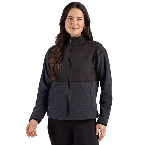 Cutter & Buck Hunts Point Recycled Fleece Womens Hybrid F...