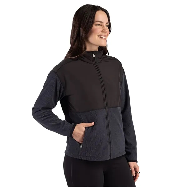 Cutter & Buck Hunts Point Recycled Fleece Womens Hybrid F...