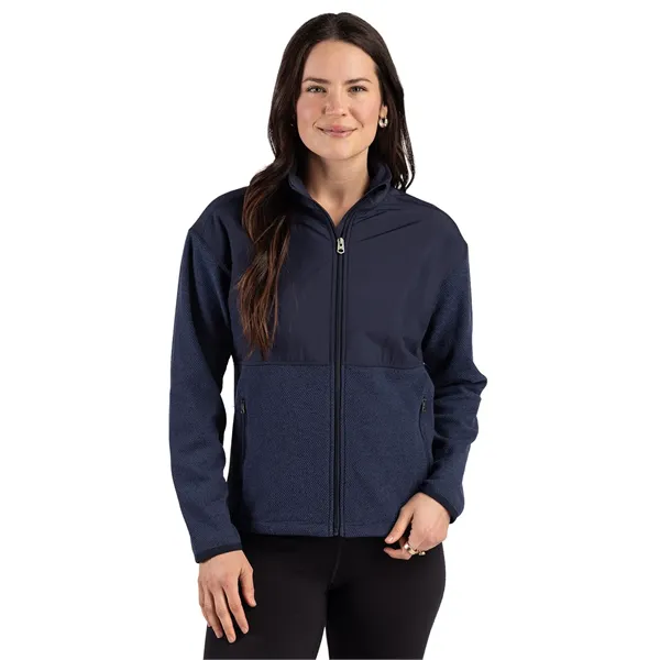 Cutter & Buck Hunts Point Recycled Fleece Womens Hybrid F...