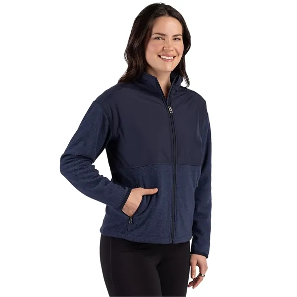 Cutter & Buck Hunts Point Recycled Fleece Womens Hybrid F...