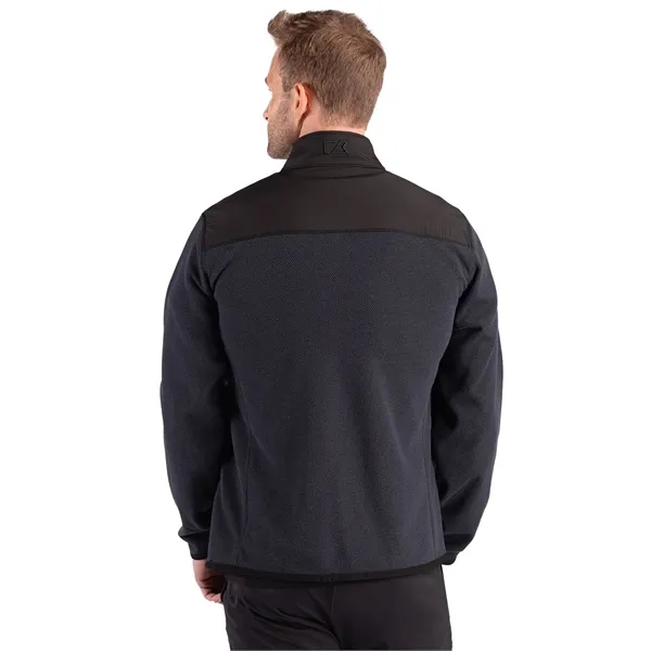 Cutter & Buck Hunts Point Recycled Fleece Mens Hybrid Ful...