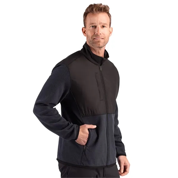 Cutter & Buck Hunts Point Recycled Fleece Mens Hybrid Ful...