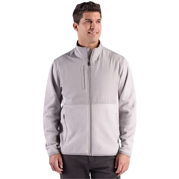 Cutter & Buck Hunts Point Recycled Fleece Mens Hybrid Ful...