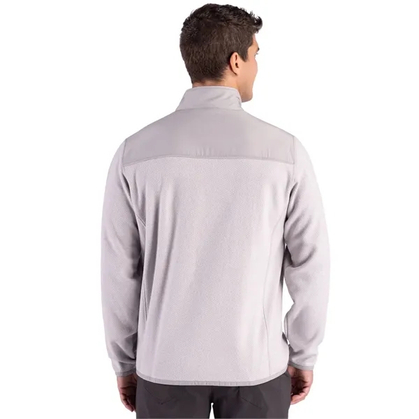 Cutter & Buck Hunts Point Recycled Fleece Mens Hybrid Ful...