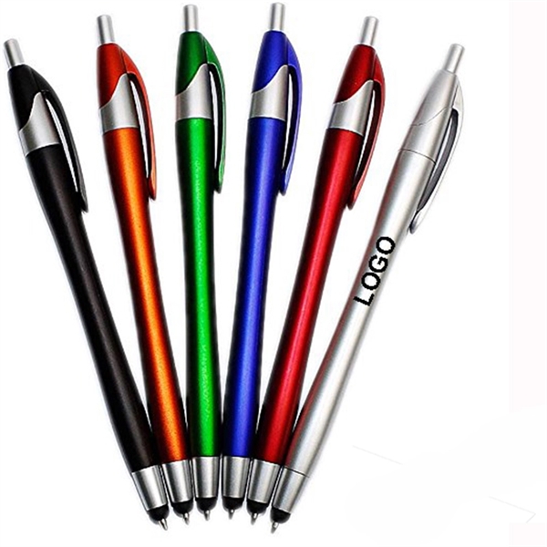 2 in 1 Capacitive Stylus Ballpoint click Pen - 2 in 1 Capacitive Stylus Ballpoint click Pen - Image 0 of 0