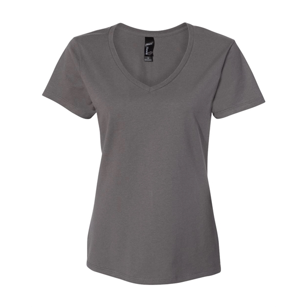 Hanes Perfect-T Women's V-Neck T-Shirt - Hanes Perfect-T Women's V-Neck T-Shirt - Image 33 of 53