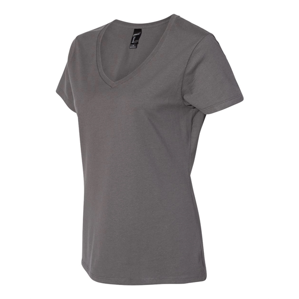 Hanes Perfect-T Women's V-Neck T-Shirt - Hanes Perfect-T Women's V-Neck T-Shirt - Image 34 of 53