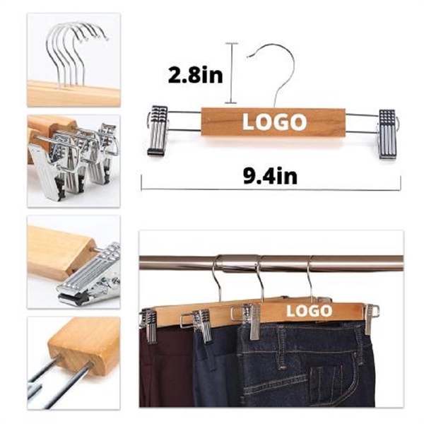 Wood Pants Clips Hanger for Kids - Wood Pants Clips Hanger for Kids - Image 0 of 0