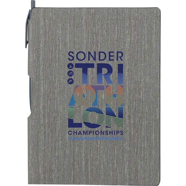 FSC® Mix 6" x 8.5" Bari Notebook with Pen