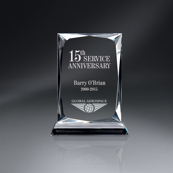 Deep Beveled Back Award on Base - Medium